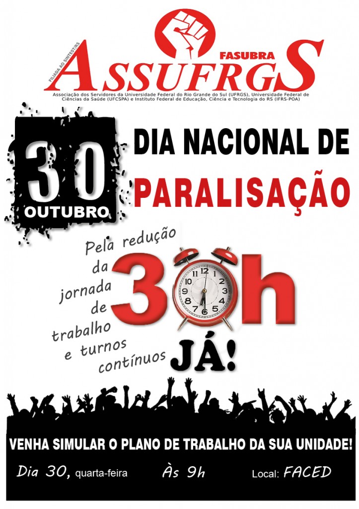 cartaz 30 de outubro