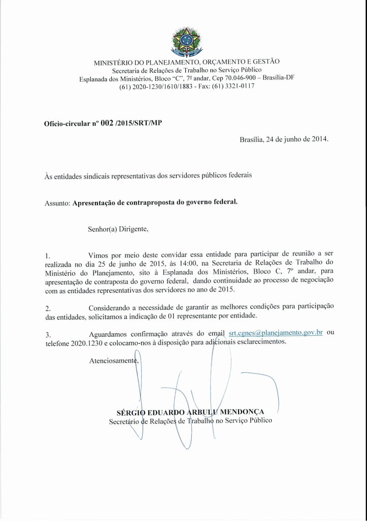 oficio mpog